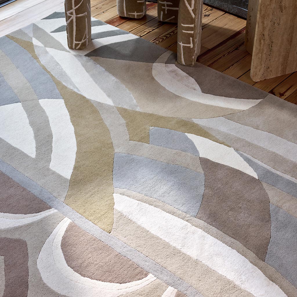 Kusový koberec Harlequin Atelier Pebble 140801 – 140x200cm vlněný, béžovo-šedý