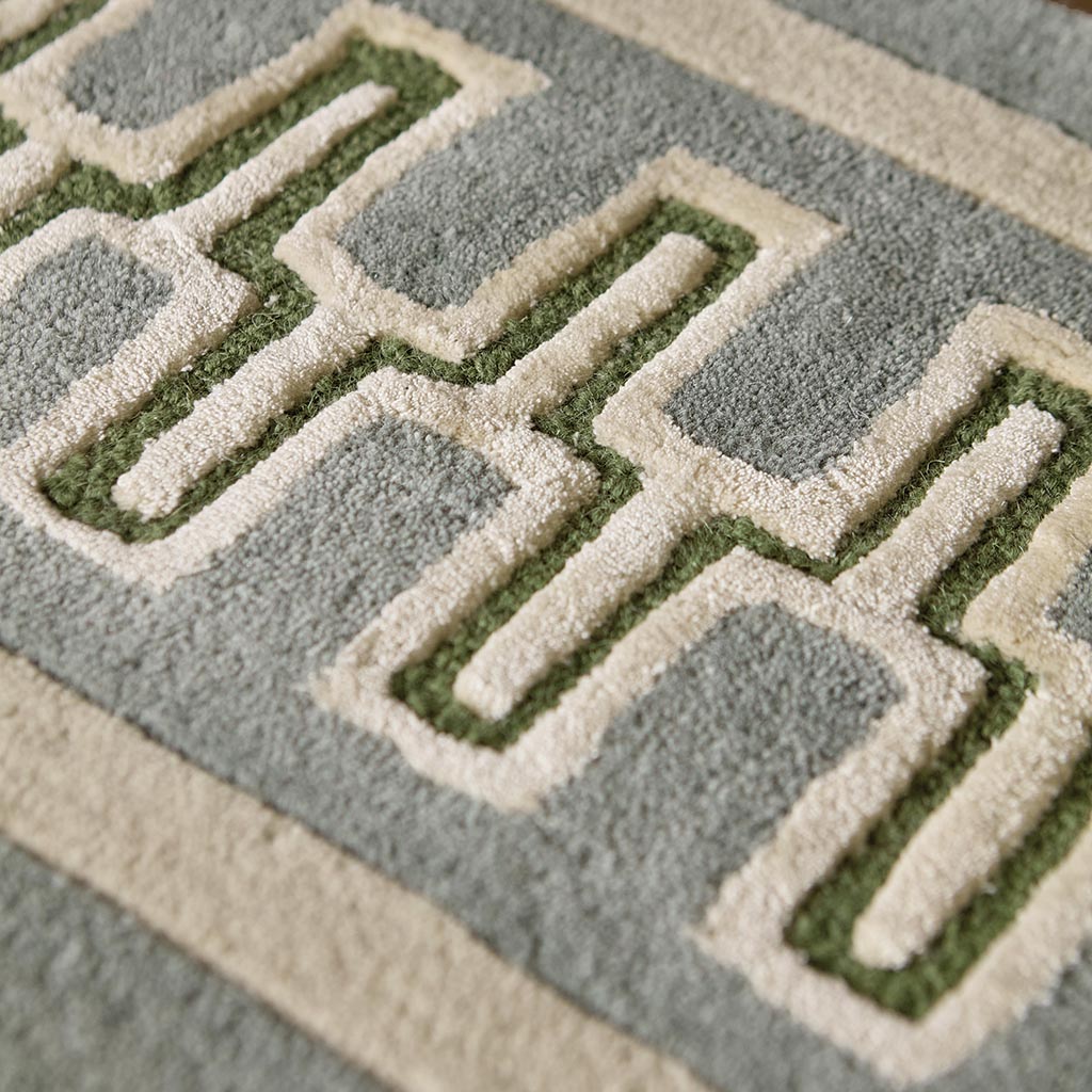 Luxusní vlněný koberec Sanderson Linnean Porcelain 148408 140x200cm