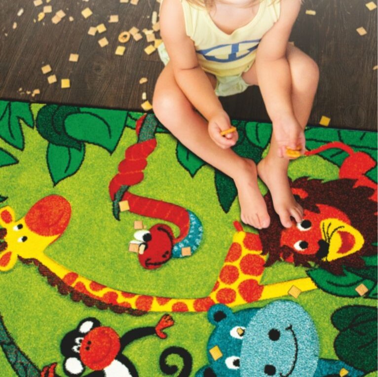 Spoltex Diamond Kids 22317/040 120x170cm zelená