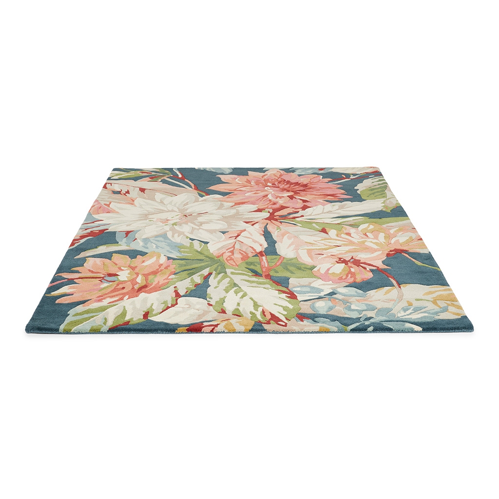 Sanderson Dahlia&Rosehip Teal 50608 250x350cm