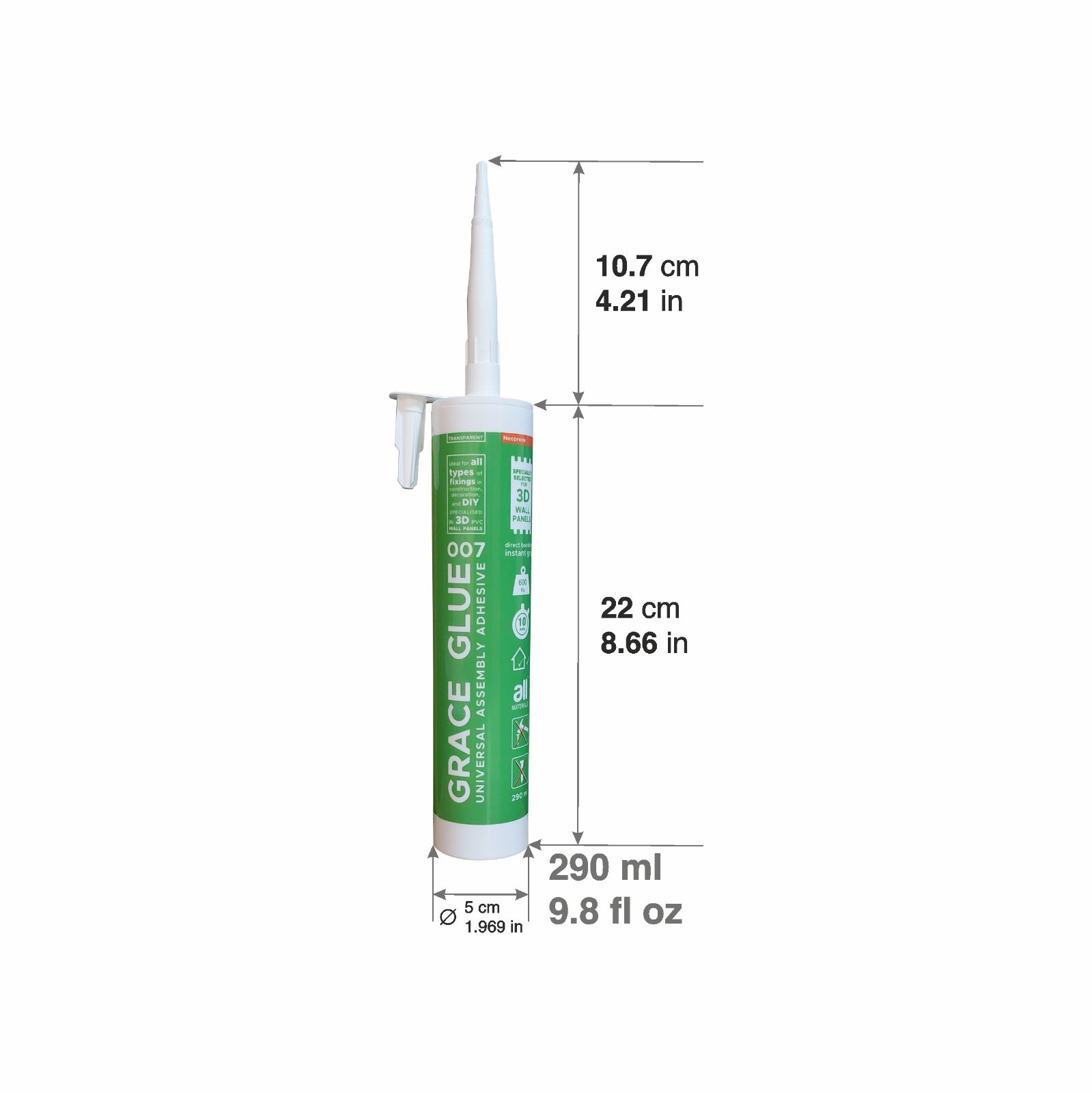 Grace Glue 007 UUA transparentní 290ml
