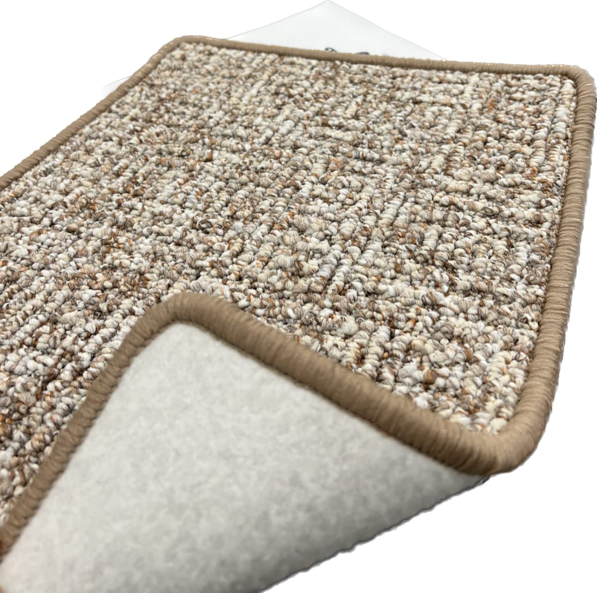 Koberec LOFT 14 šíře 3m béžovo-skořicový