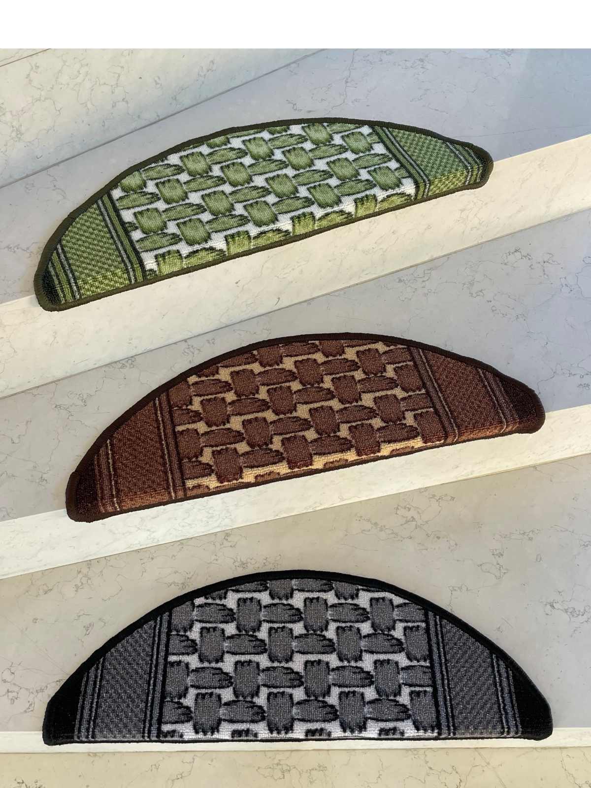 Nášlap na schody Grenoble 28x65cm zelený