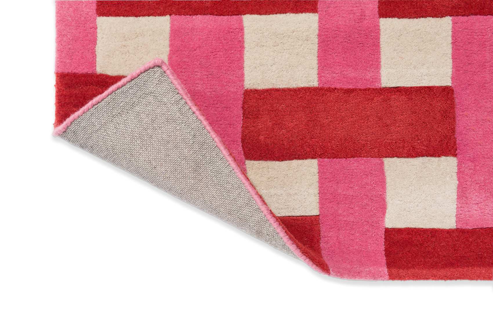 Brink&Campman Harlequin Basketweave coral/rose 144102 250x350cm