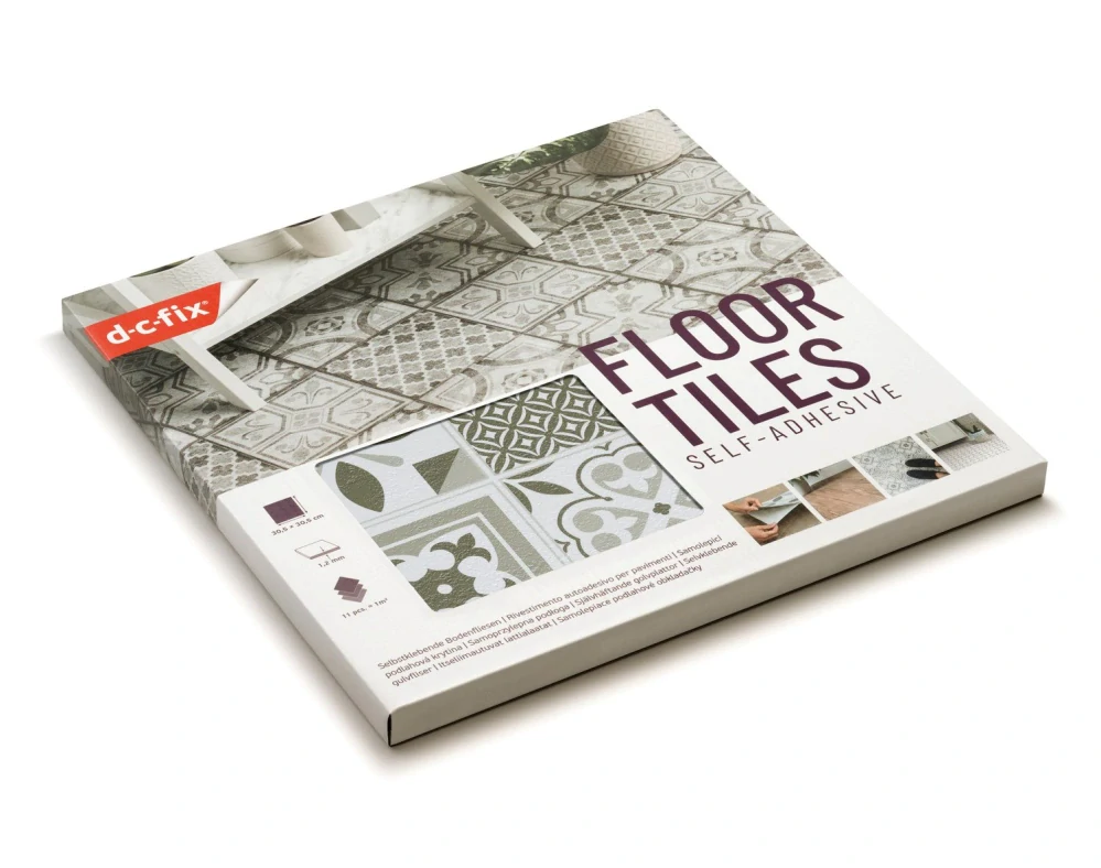 Vinylový samolepící čtverec Oriental Tiles green 30,5x30,5cm