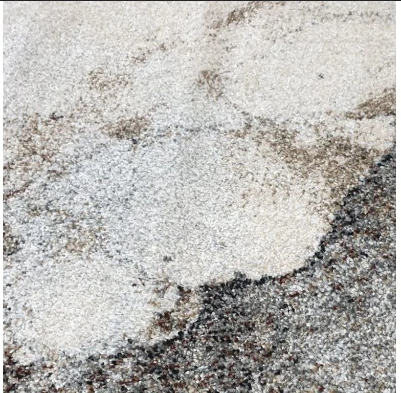 Kusový koberec Universe 841-86 kruh 160cm šedo-béžové