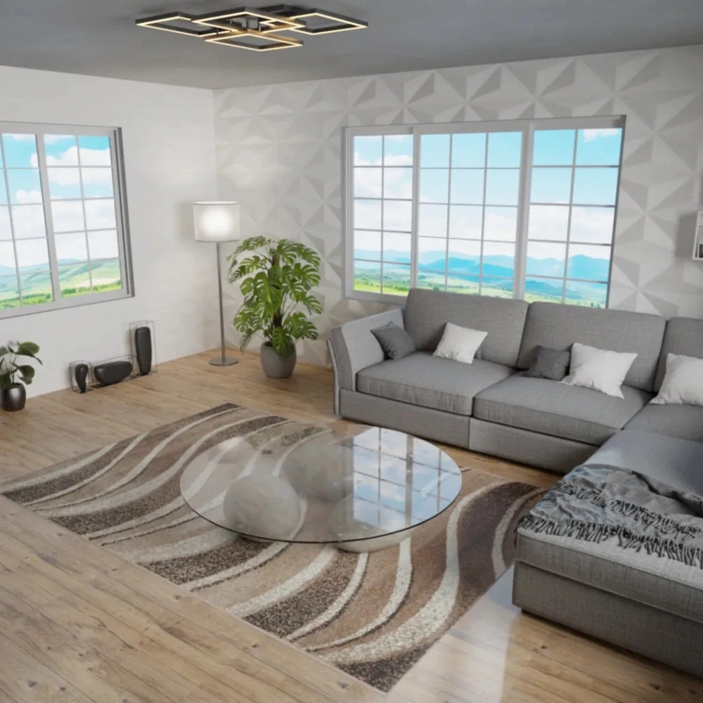 Kusový koberec Rave 24047 320 80x150cm hnědý