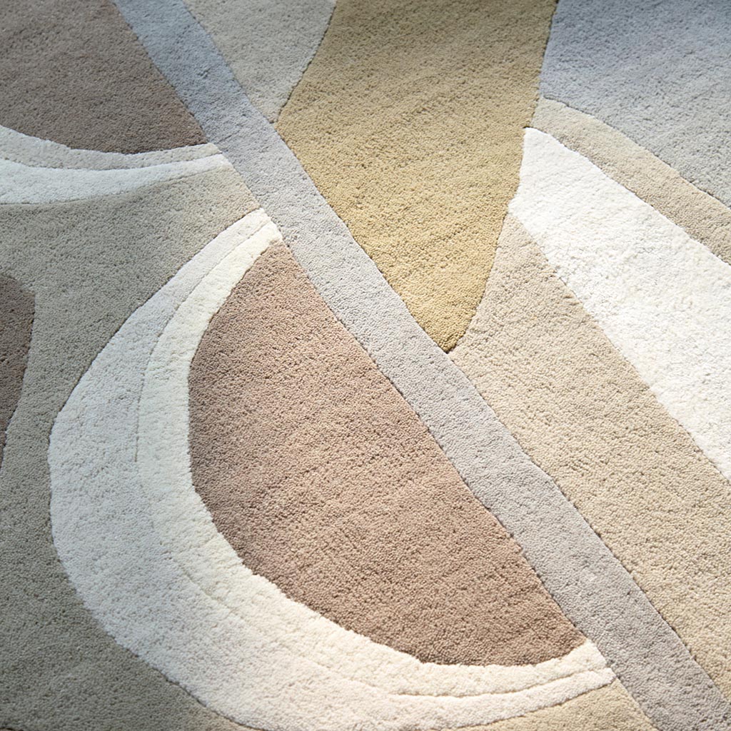 Kusový koberec Harlequin Atelier Pebble 140801 – 140x200cm vlněný, béžovo-šedý