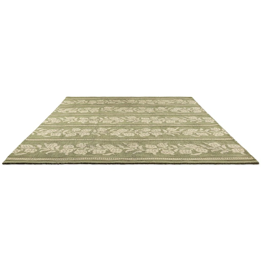 Luxusní vlněný koberec Sanderson Anaar 148007 140x200cm Forest Green