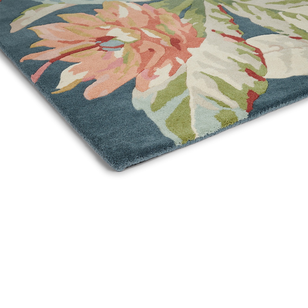 Sanderson Dahlia&Rosehip Teal 50608 250x350cm