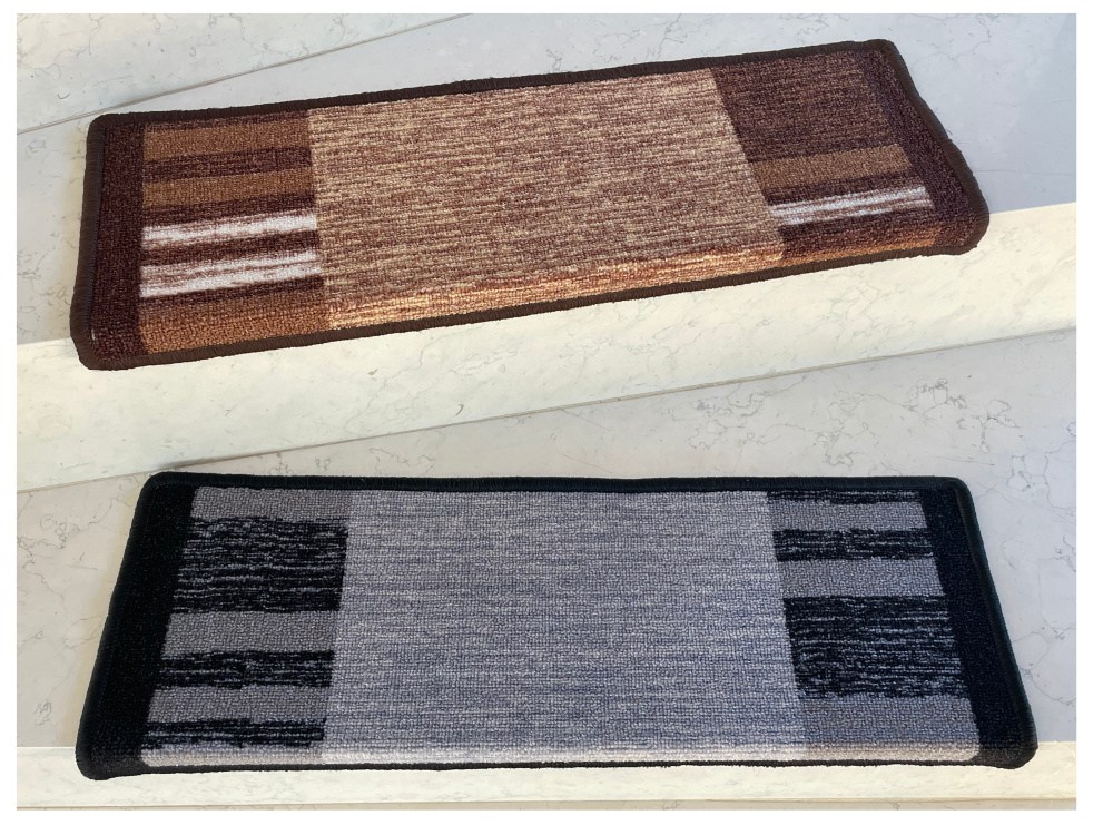 Nášlap na schody Geneve obdelník hnědý