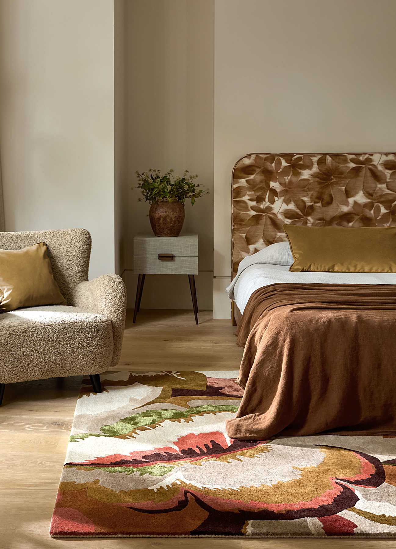 Brink&Campman Harlequin Calathea amber / brasilian rosewood 142907 200x280cm