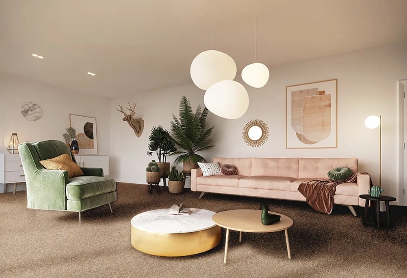 Associated Weavers bytový koberec Nero 33 šíře 4m béžová