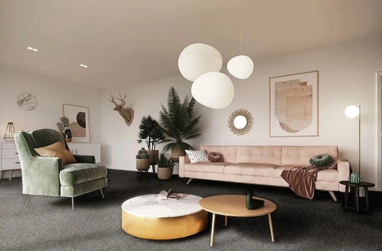 Associated Weavers bytový koberec Nero 97 tmavě šedá