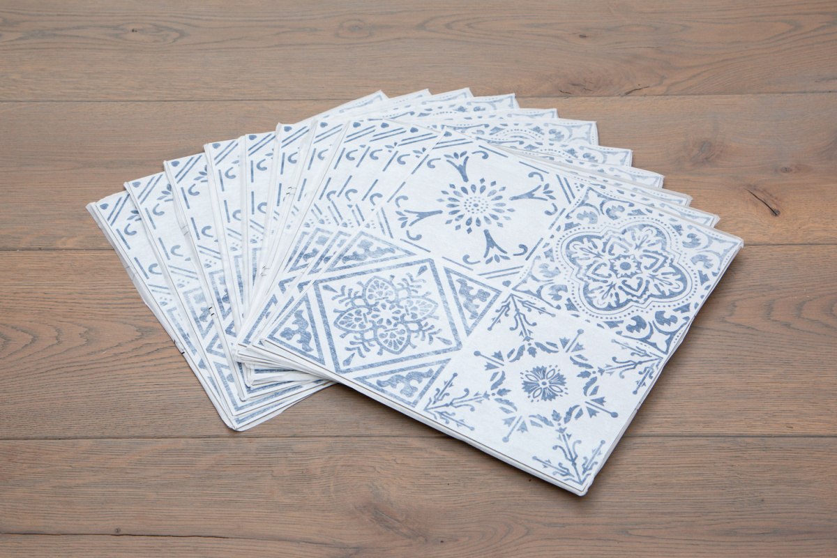 Vinylový samolepící čtverec Vintage style 30,5x30,5cm