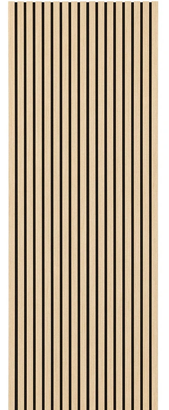 Lamelový obklad akustický Bělený Dub 270x40cm