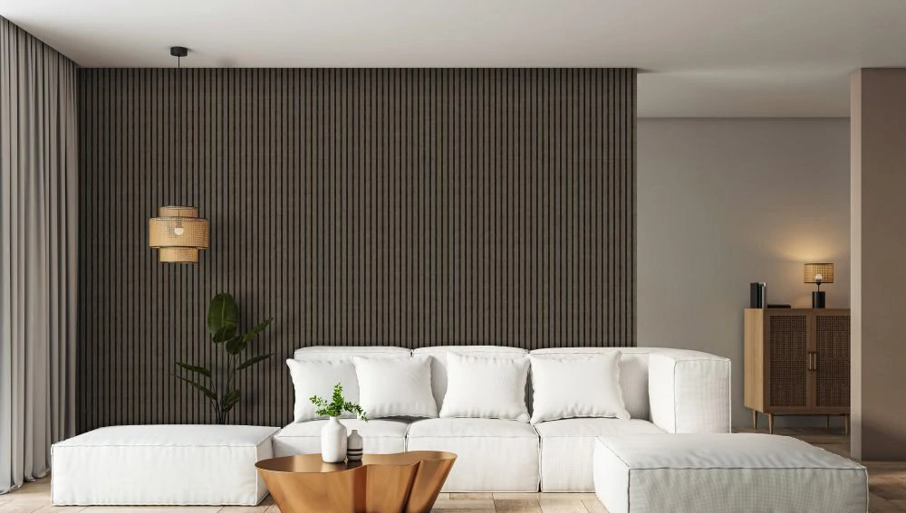 Lamelový obklad akustický Brio Oak 456S 270x40cm