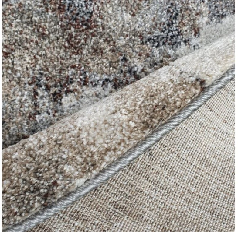 Kusový koberec Universe 841-86 kruh 160cm šedo-béžové