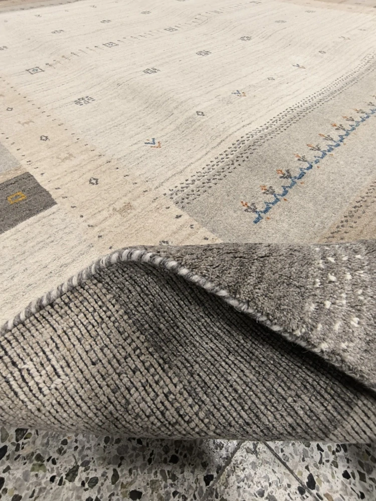 Ručně tkaný vlněný koberec Traditionell Harvey 240x340cm – severský vzor 100% střižní vlna