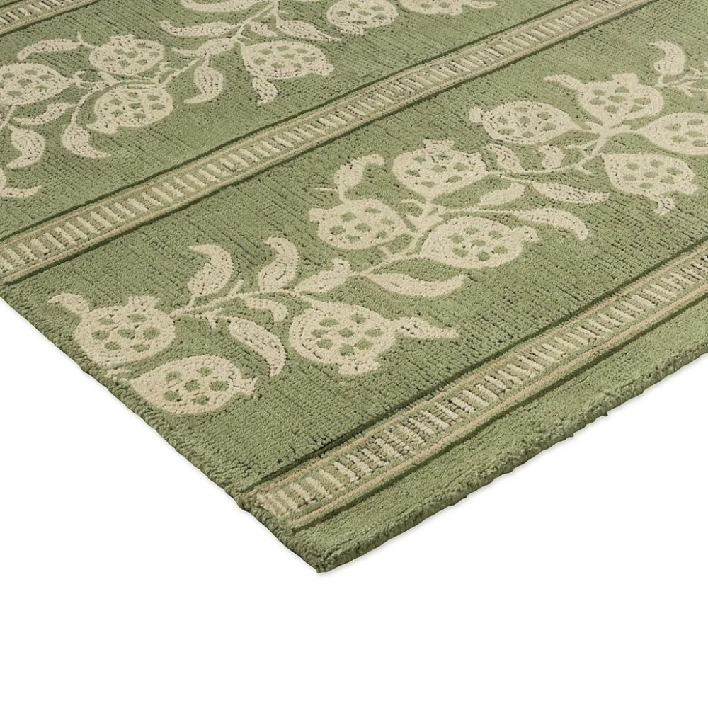 Luxusní vlněný koberec Sanderson Anaar 148007 140x200cm Forest Green