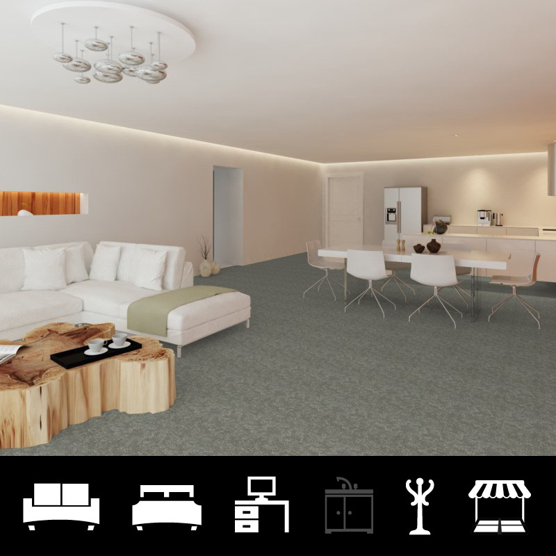 Pevanha kobercové čtverce Merida 6170 šedo-béžová