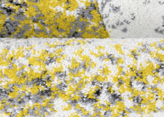 Ayyildiz Hali kusový koberec Alora A1012 žlutá