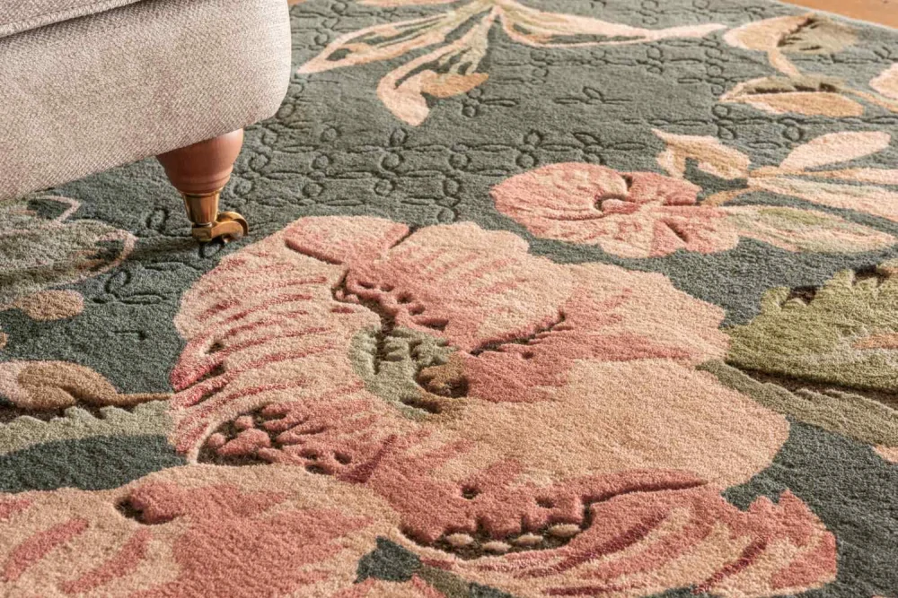 Brink&Campman Laura Ashley Aylworth Trail fern 78607 250x350cm zelená