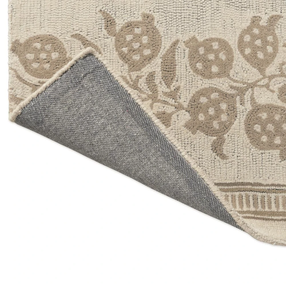 Kusový koberec Sanderson Anaar Flax 148001 – 140x200cm vlněný, béžový
