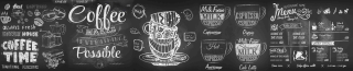 Kuchyňský panel ABS plast Menu 3000x600mm 1,5mm