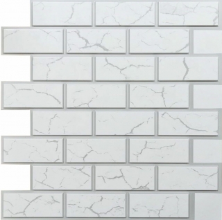 3D obkladový panel PVC Mattone 3D City 595x595mm
