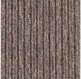 Spoltex Lines 93 metráž tmavě hnědý