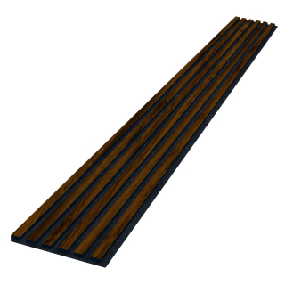 Lamelový obklad akustický 270x30cm ořech