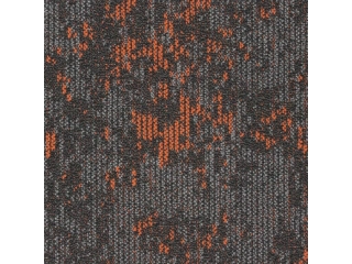 Pevanha kobercové čtverce Cloud 9671 šedá-oranžová