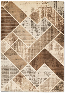 Jutex kusový koberec Arte 15100 C10 hnědá