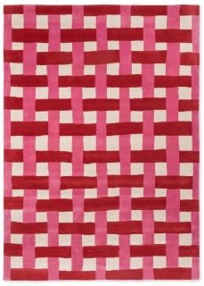 Brink&Campman Harlequin Basketweave coral/rose 144102