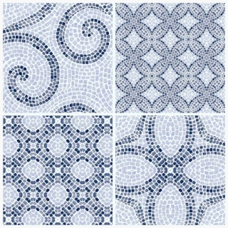 Vinylový samolepící čtverec Roman Mosaic 30,5x30,5cm