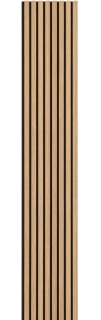 Lamelový obklad akustický T04 270x40cm Teak