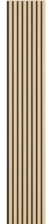 Lamelový obklad akustický Bělený Dub 270x40cm