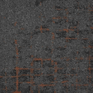 Belgotex kobercové čtverce Macro 91 šedo-červený
