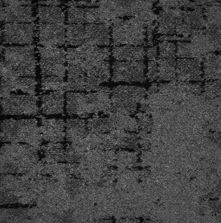 Belgotex kobercové čtverce Macro 97 šedo-černý