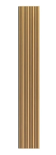 Lamelový obklad akustický Barcode Přírodní Topol 270x40cm