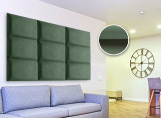 Čalouněný panel Riviera 34 30x60cm máta